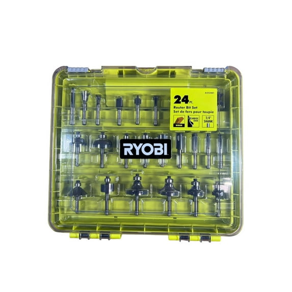 RYOBI 24-Piece Router Bit Set