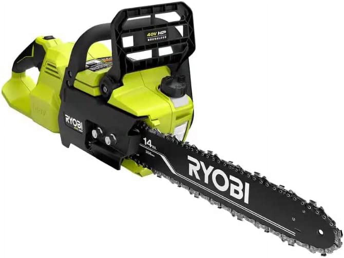 RYOBI 40-Volt HP Brushless 14 in. Electric Cordless Chainsaw (Tool Only) RY405010 (Bulk Packaged)