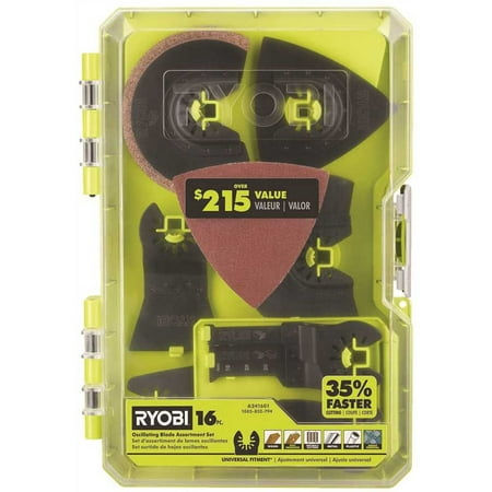 RYOBI A241601 Oscillating Multi-Tool Blade Accessory Set