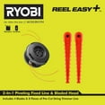 RYOBI AC053N1FH Reel Easy+ 2in1 Pivoting Fixed Line and Bladed Head