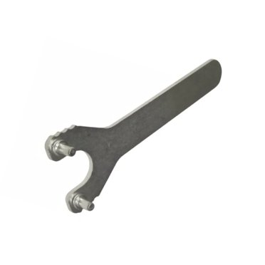 Adjustable Angle Grinder Spanner Wrench - 190mm, Carbon Steel, Blue