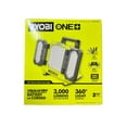 thumbnail image 1 of RYOBI Cordless ONE+ 18V 3,000 Lumens Hybrid LED Panel Light 3-Settings Bare Tool, 1 of 6