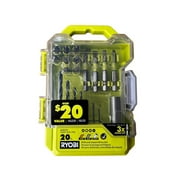RYOBI Drill and Impact Drive Kit 20-Piece