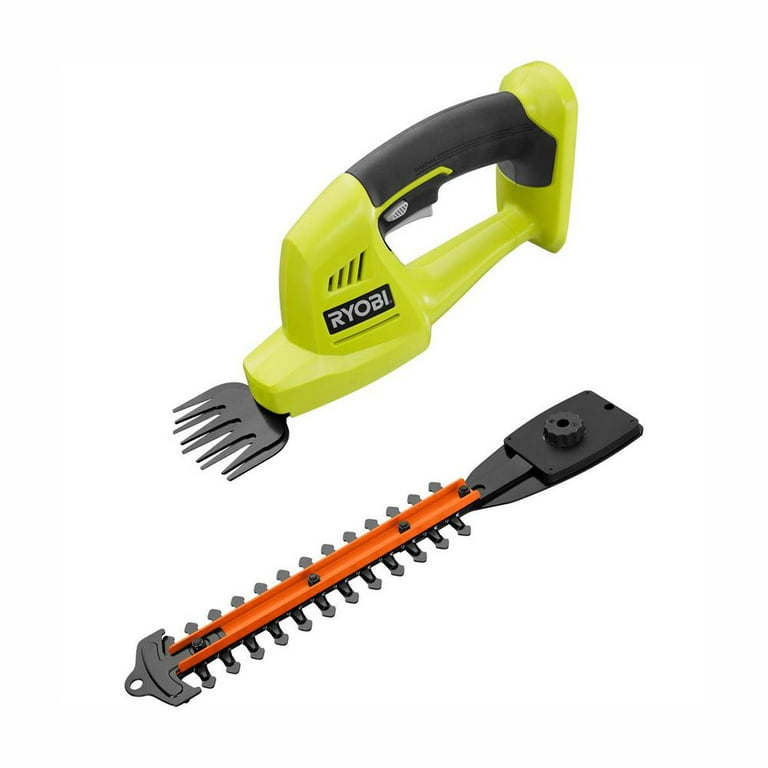 RYOBI ONE+ 18-Volt Lithium-Ion Cordless Battery Grass Shear and Shrubber Trimmer (Tool Only) RYOBI ONE+ 18-Volt Lithium-Ion Cordless Battery Grass Shear and Shrubber Trimmer (Tool Only)