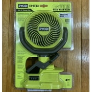 RYOBI ONE+ 18V Cordless Clamp Fan – 10cm Portable Fan, 2‑Speed, Fits Anywhere