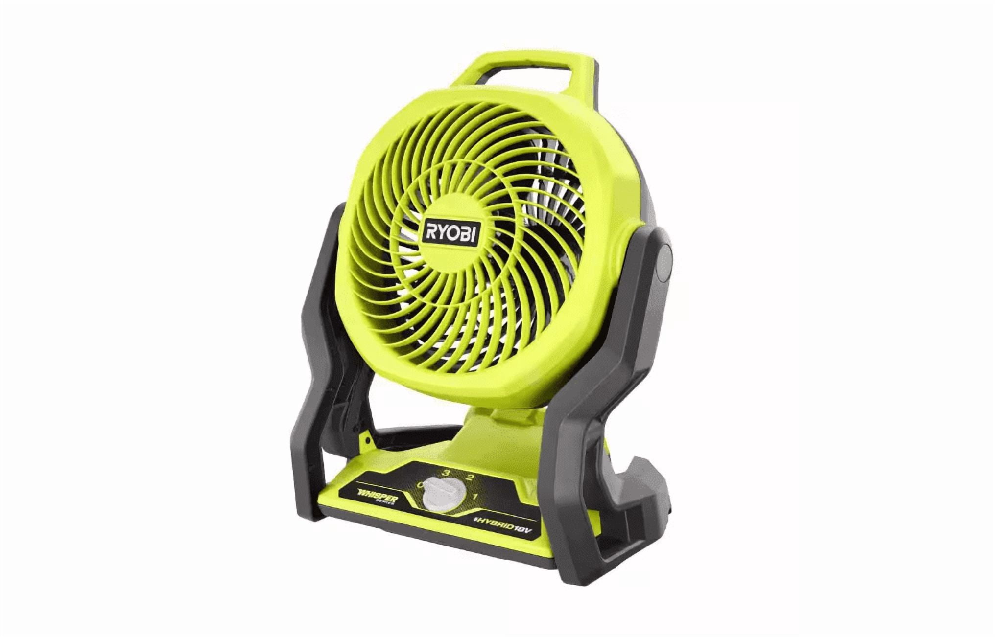 RYOBI - ONE+ 18V Cordless Hybrid WHISPER SERIES 7-1/2 in. Fan (Tool Only)