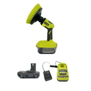 RYOBI ONE+ 18V P4510 Cordless Power Scrubber Kit with Battery and Charger