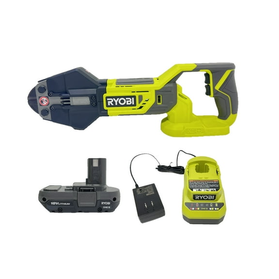 RYOBI ONE+ 18V P592 Cordless Bolt Cutter Kit with Battery and Charger