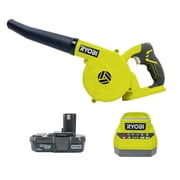 RYOBI ONE+ 18V P755 Cordless Compact Workshop Blower Kit with Battery and Charger (Bulk Packaged)