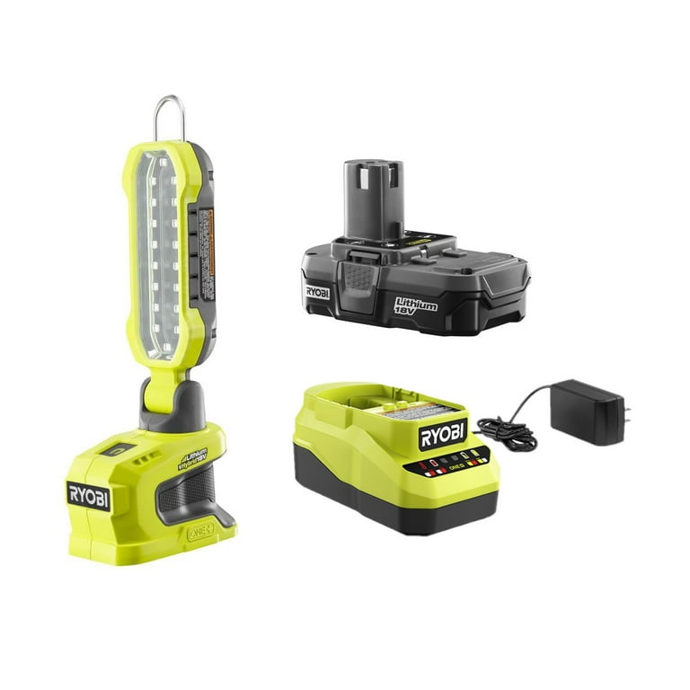 RYOBI ONE 18V P790 Hybrid LED Project Light Kit with Battery and Charger Walmart