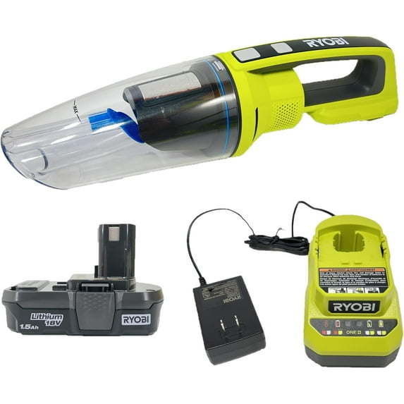 G3C31315L RYOBI ONE+ 18V PCL702 Cordless Wet/Dry Hand Vacuum Kit with Battery and Charger (Bulk Packaged)