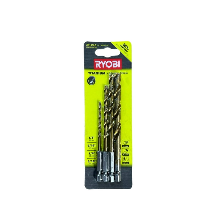 SpeedLoad+ Titanium 4-Piece Hex Shank Drill Bit Set SpeedLoad+ Titanium 4-Piece Hex Shank Drill Bit Set