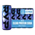 RYP Blue Razz Clear Protein Soda Drinks Ready to Drink, 10g Protein, 12 ...