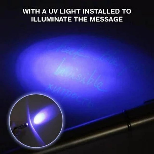 RYPANV PenInvisible Pen With Light Invisible Write Detective Party Gift