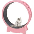 thumbnail image 1 of RYPetmia 35" Cat Treadmill, Cat Wheel Exerciser with Carpeted Runway,Suitable for Physical Activity Teaser Cat Toys(Wood), 1 of 7