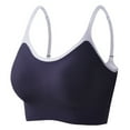 thumbnail image 1 of RYRJJ Adjustable Longline Sports Bras for Women Wireless Workout Padded Yoga Camisole Cropped Tank Tops, 1 of 2