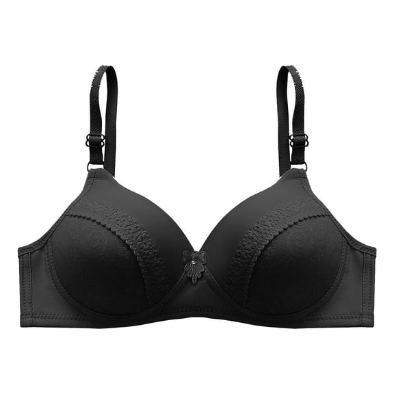 RYRJJ Bras for Women Wireless Full Figure Comfort Minimizer No Underwire Bra Full Coverage Wirefree Comfy Wide Strap Lifting Up Everyday Bra