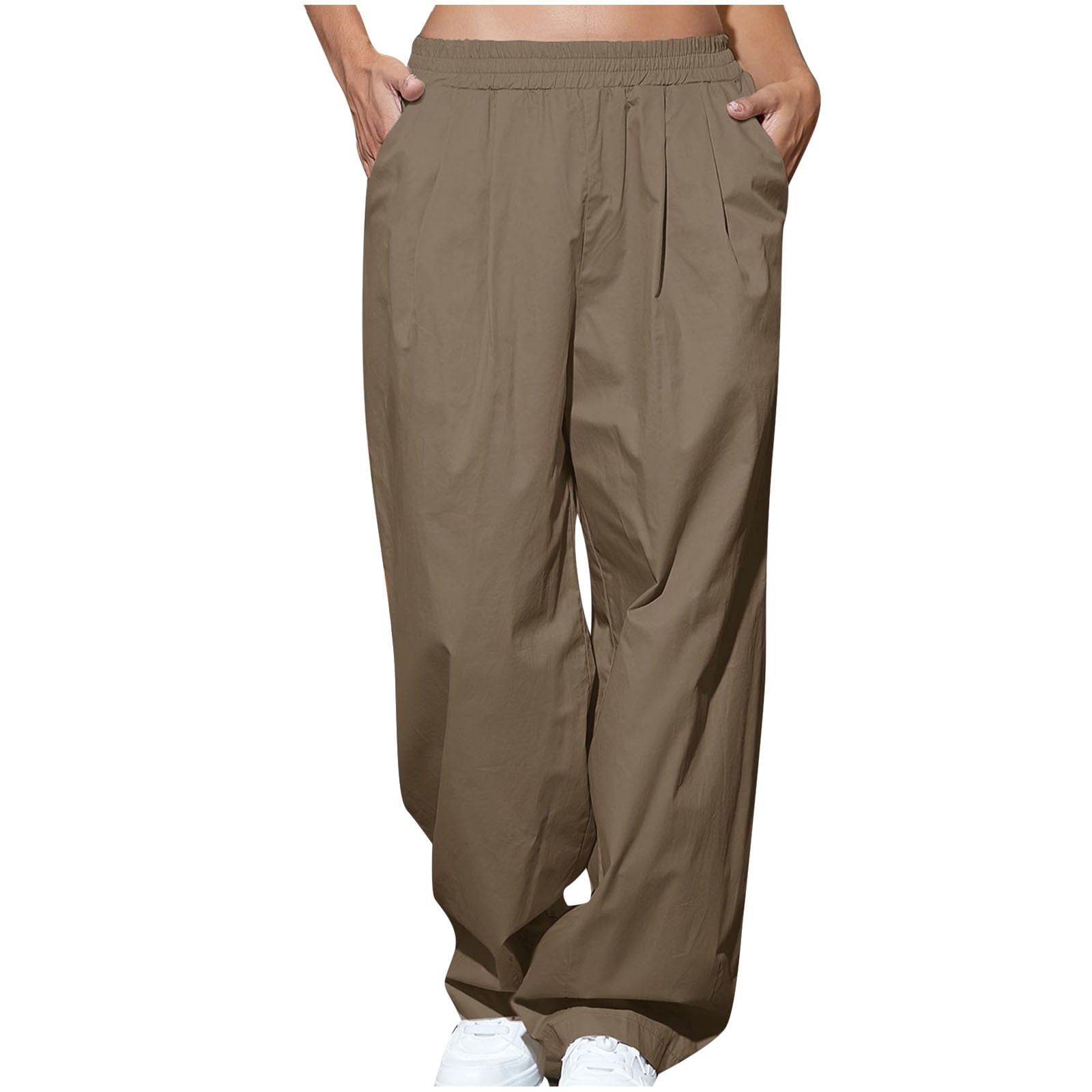 Reduce Price RYRJJ Cargo Pants Women High Waist Baggy Cargo Jeans with  Multi Pocket Baggy Jogger Y2K Pants Fashion Streetwear Jeans(Khaki,XL) 