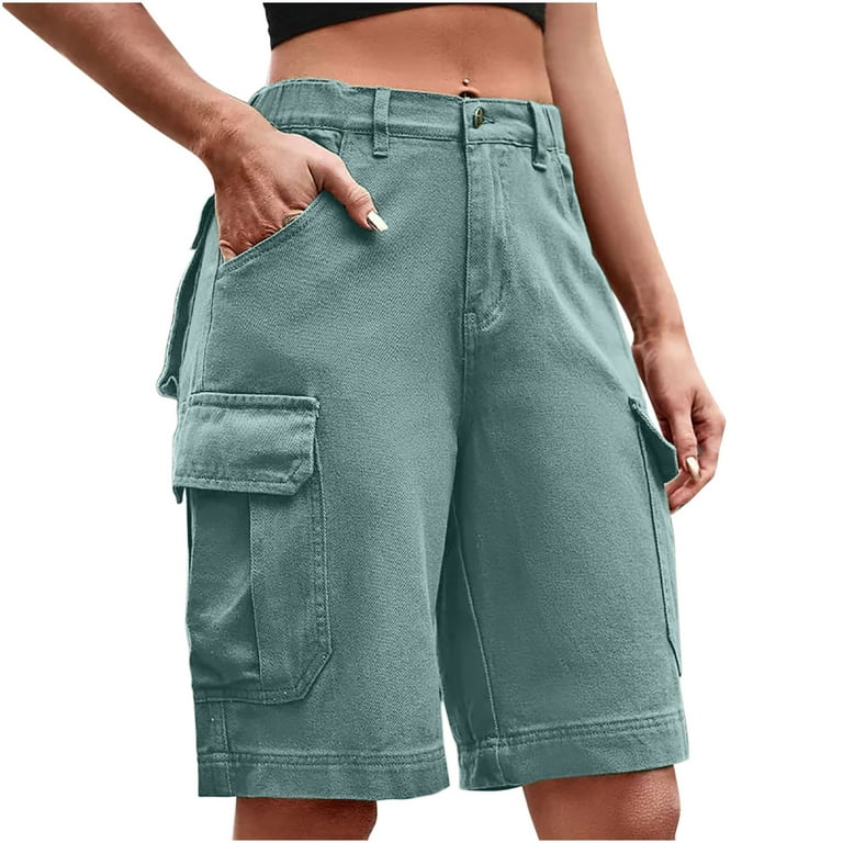 Womens walking shorts with pockets sale