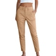 thumbnail image 1 of RYRJJ Dress Pants for Women Comfort Slim Fit Leg Skinny High Waist Pull on Slacks Pants Office Casual Work Trousers with Pockets, 1 of 6