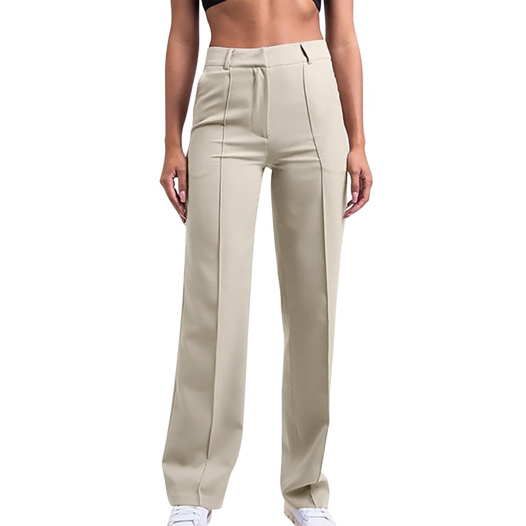 HGps8w Women's Pants HGps8w Straight Tweed Pants For Women