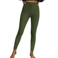 thumbnail image 1 of RYRJJ High Waisted Leggings for Women Workout Butt Lifting Yoga Pants Stretchy Tummy Control Fitness Seamless Leggings(Army Green;XL), 1 of 7