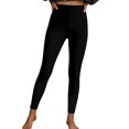 thumbnail image 1 of RYRJJ High Waisted Leggings for Women Workout Butt Lifting Yoga Pants Stretchy Tummy Control Fitness Seamless Leggings(Black;3XL), 1 of 7