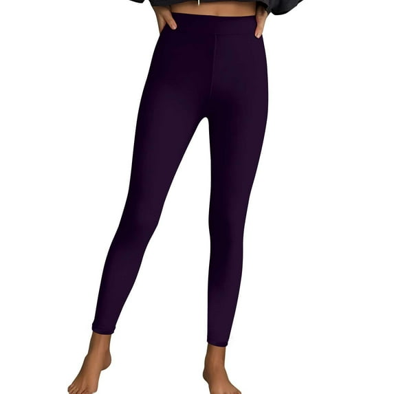 RYRJJ High Waisted Leggings for Women Workout Butt Lifting Yoga Pants Stretchy Tummy Control Fitness Seamless Leggings(Multicolor;M)