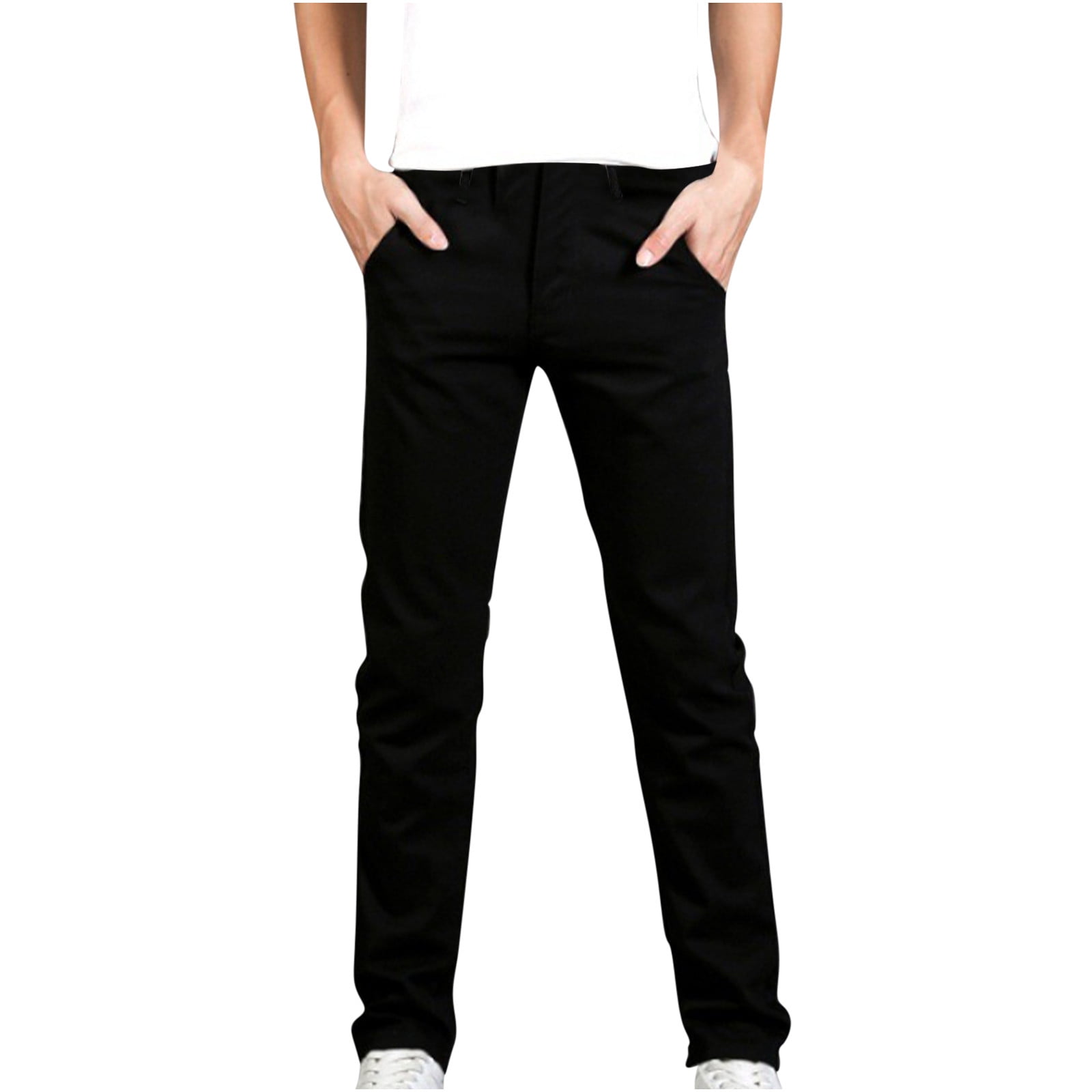 Enzo Cargo Trousers Mens Slim Fit Combat Chinos Cotton Stretch Work Pants |  eBay