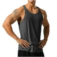 thumbnail image 1 of RYRJJ Men's Tank Tops Gym Muscle Shirts Mesh Quick Dry Bodybuilding Sleeveless T-Shirt for Workout Sports Fitness(Black,S), 1 of 4