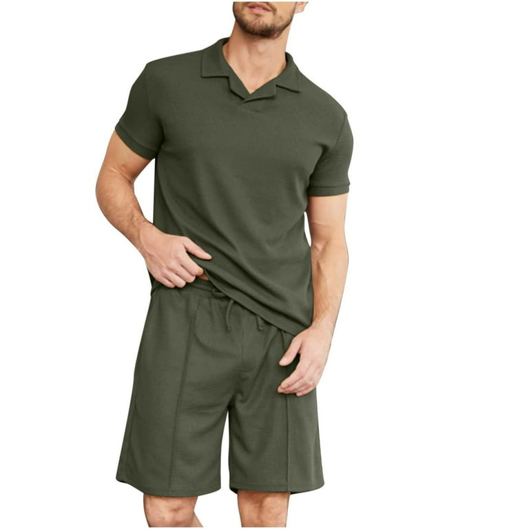 Mens polo drawstring on sale shorts