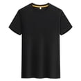 thumbnail image 1 of RYRJJ Men's Workout T-Shirts Lightweight Quick Dry Short Sleeve Tshirts Crew Neck Loose Fit Athletic Running Gym Tops(Black,3XL), 1 of 5