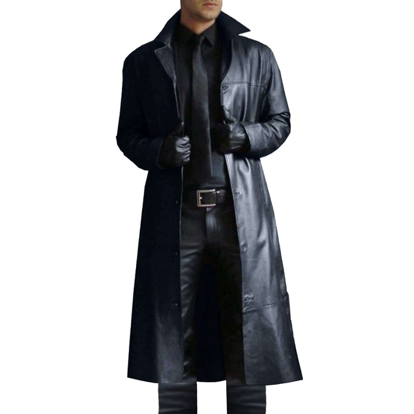 RYRJJ-Mens-Gothic-Long-Trench-
