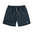 thumbnail image 1 of RYRJJ Mens Quick Dry Shorts Lightweight Drawstring Elastic Waist Running Workout Gym Jogger Athletic Shorts with Pockets(Dark Blue,5XL), 1 of 7
