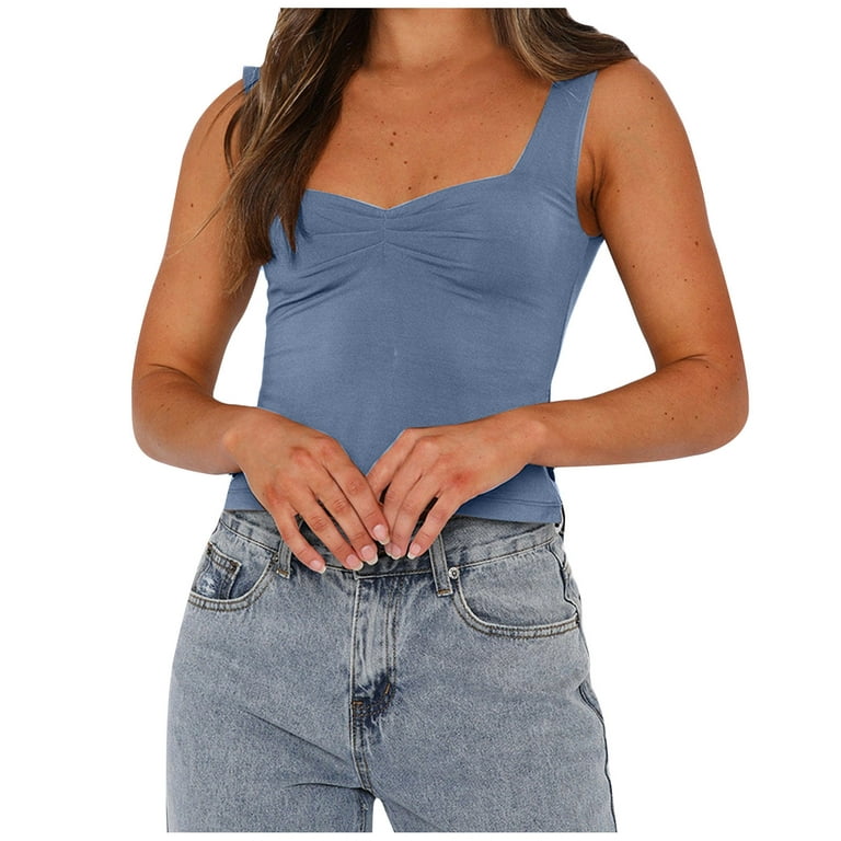 https://i5.walmartimages.com/seo/RYRJJ-On-Clearance-Women-s-Sleeveless-Strappy-Tank-Top-Sexy-Pleated-Bustier-Sweetheart-Neck-Going-Out-Crop-Tops-Y2K-Basic-Slits-Cami-Shirt-Blue-S_6512202d-534f-4046-8896-f0d065ca1e3a.eaa7949d1d7fbbcfeb2ac554ef9e0a7e.jpeg?odnHeight=768&odnWidth=768&odnBg=FFFFFF