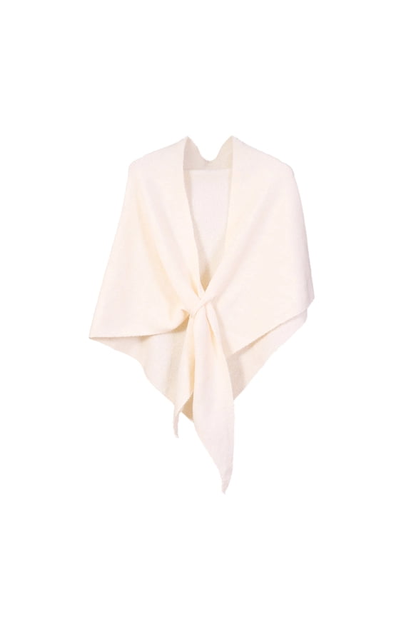 Shawl Wraps for Women Dressy Fall Winter Knitted Shawls and Wraps Cardigan Cape Warm Wool Shoulder Top Sweater Scarf(Beige,Free Size)