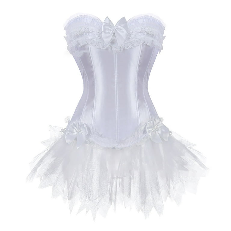 Black Corset, White Shirtdress  Falling in Love With Corsets? We