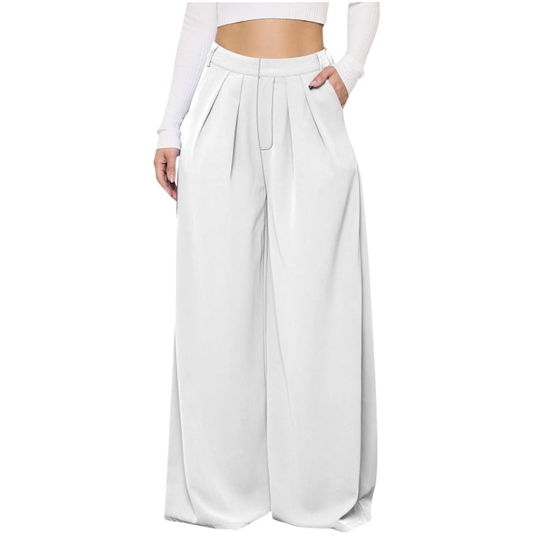 white christmas dresses Tall High Waist Flare Dress Pants main image 0