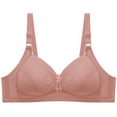 thumbnail image 1 of RYRJJ Wireless Push Up Bras for Women Plus Size Comfortable Underwear Bra Full Coverage Everyday Bra, 1 of 3