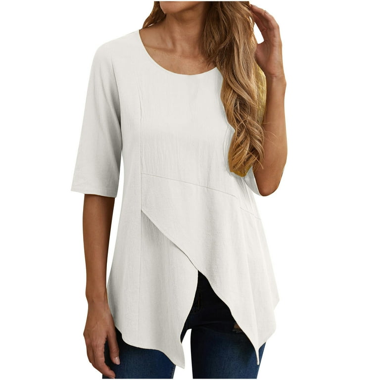 Cotton tunics to wear with leggings cheap