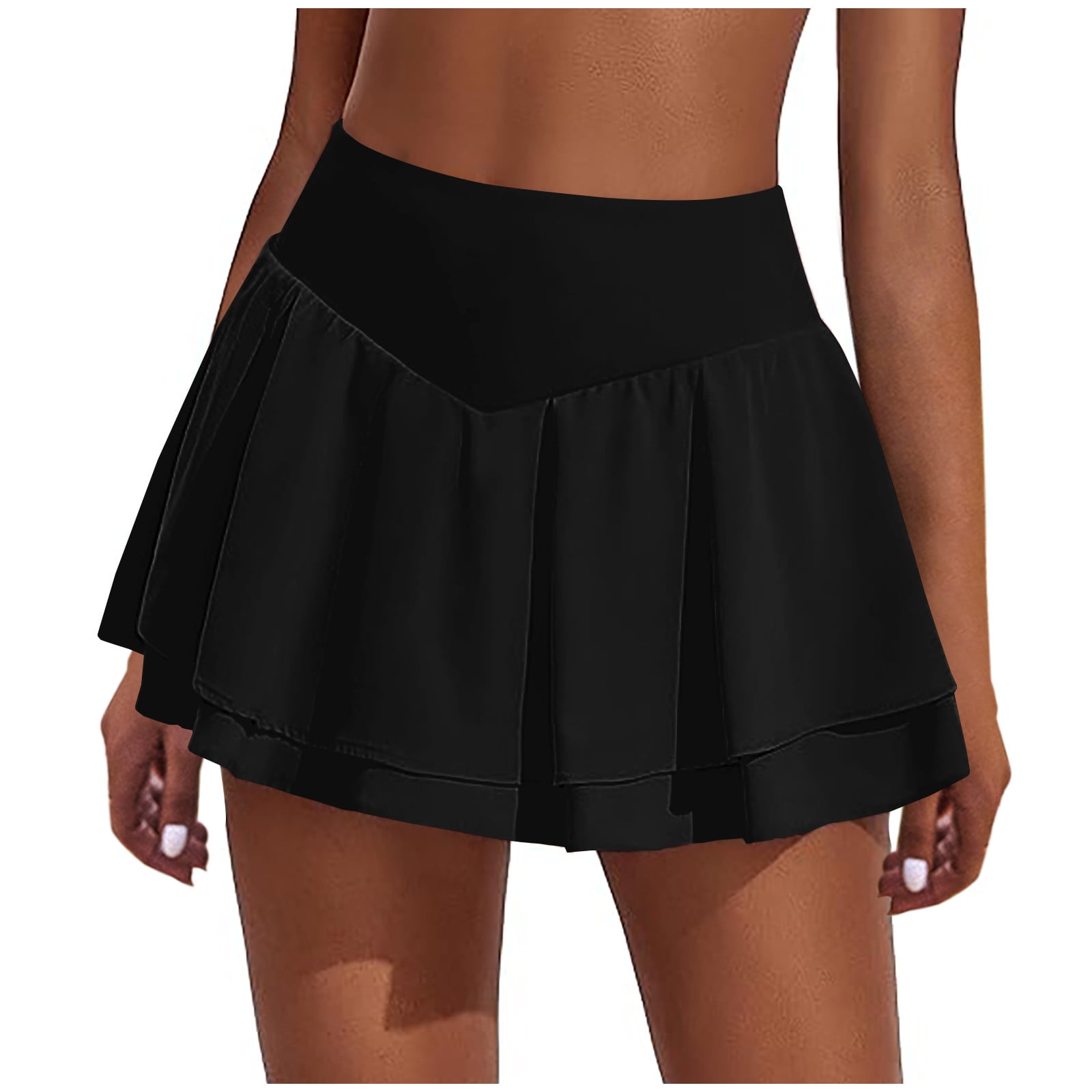 RYRJJ Women Tennis Skirts with Pockets High Waisted Golf