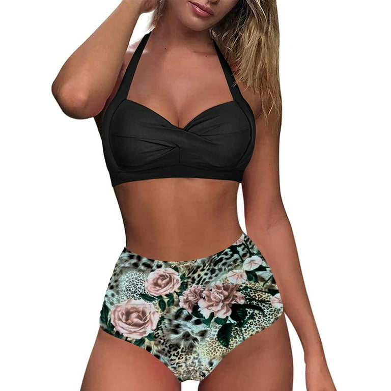Khaki push up bikini cheap