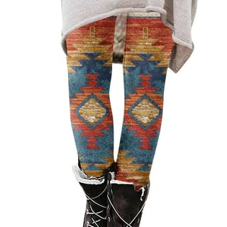 Western print leggings hotsell