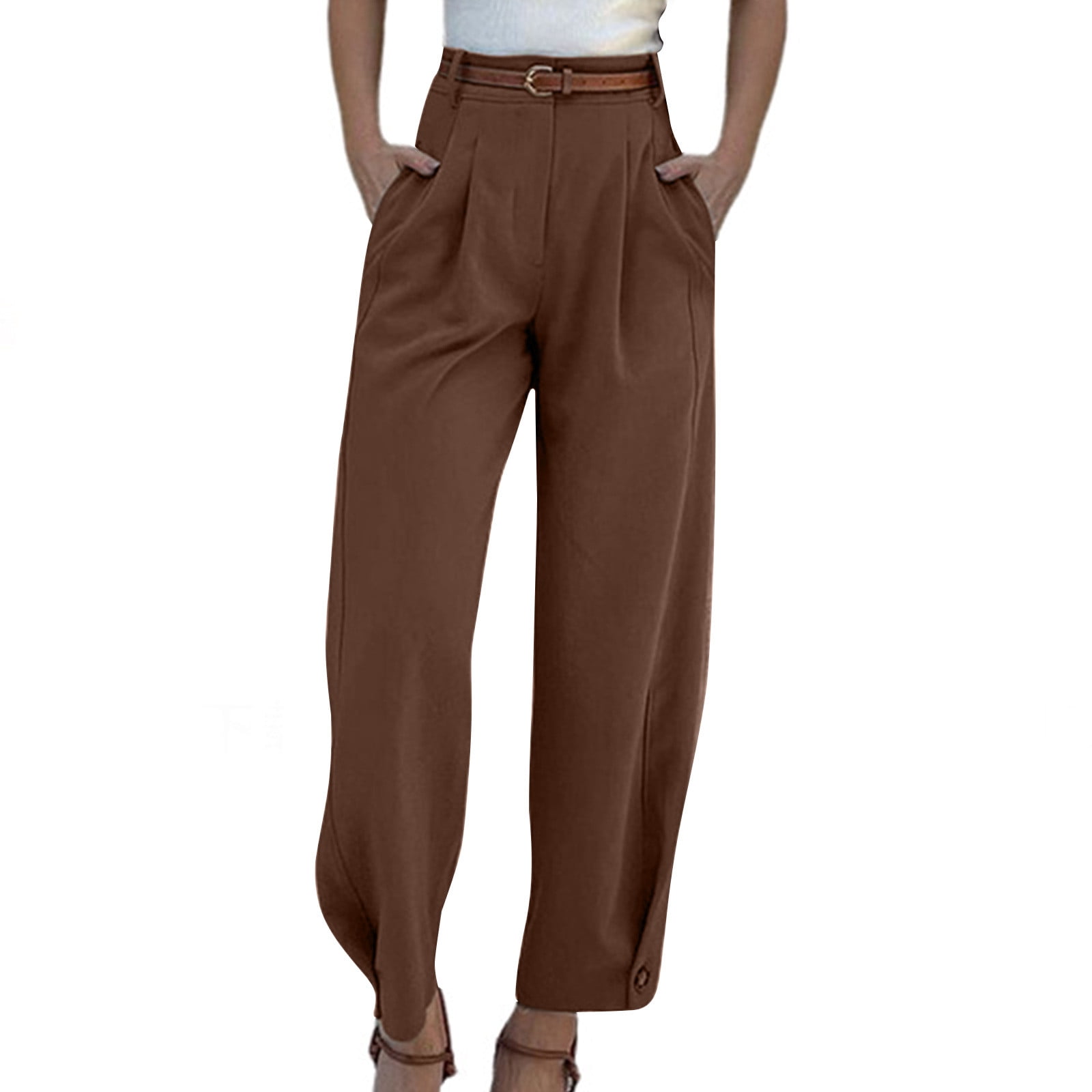 DESIG Smart Tapered Fit Trousers With In Black Twill With Half Elasticated Waist - Foto 10