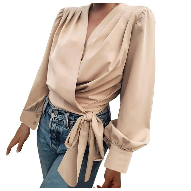Chiffon Bandage Stripe Off Shoulder Loose Blouses Chiffon Bandage Stripe Off Shoulder Loose Blouses