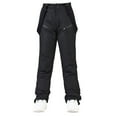 thumbnail image 1 of RYRJJ Women's Detachable Ski Bib Overalls Outdoor Windproof Waterproof Snow Pants Winter Insulated Warm Pants(Black,L), 1 of 5
