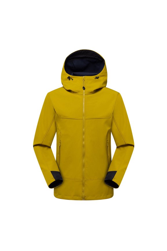 Women's Parka Jacket Mountain Windproof Full Zip Raincoat Outwear Outdoor Hiking Windbreaker with Hood