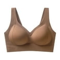 thumbnail image 1 of RYRJJ Women's Shaping Minimizer Bras Full Coverage Wireless Padded Adjustable Bralette Seamless Back Smoothing Everyday Bra, 1 of 3