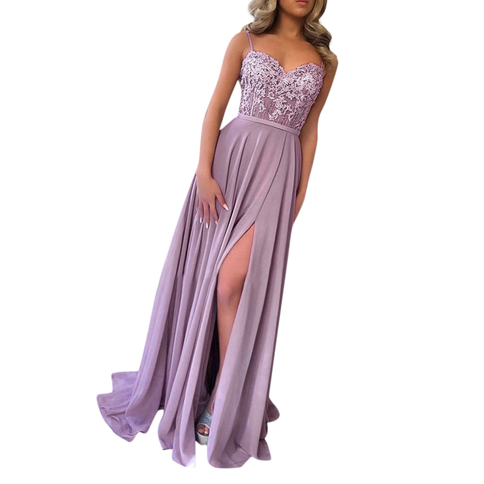 Elegant Nightgown Peach Satin and Lace Long Gown – Nyteez