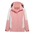 thumbnail image 1 of RYRJJ Women's Waterproof Ski Jacket 3 in 1 Winter Coat Windbreaker Fleece Inner Detachable Hood Snow Hiking Outdoor Parka Jacket, 1 of 4